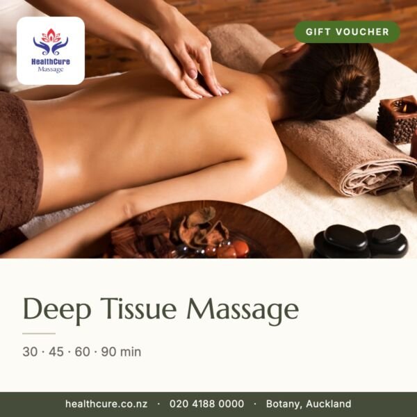 Deep Tissue Massage gift voucher – HealthCure Massage, Botany