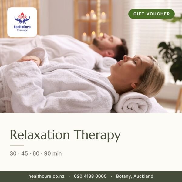 Relaxation Therapy gift voucher – HealthCure Massage, Botany