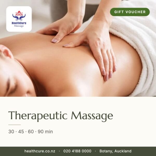 Therapeutic Massage gift voucher – HealthCure Massage, Botany